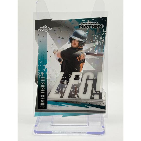 2025 Leaf Baseball Nation James Tibbs III LFG Acetate Die Cut 7/10 SP Case Hit - Picture 1 of 2